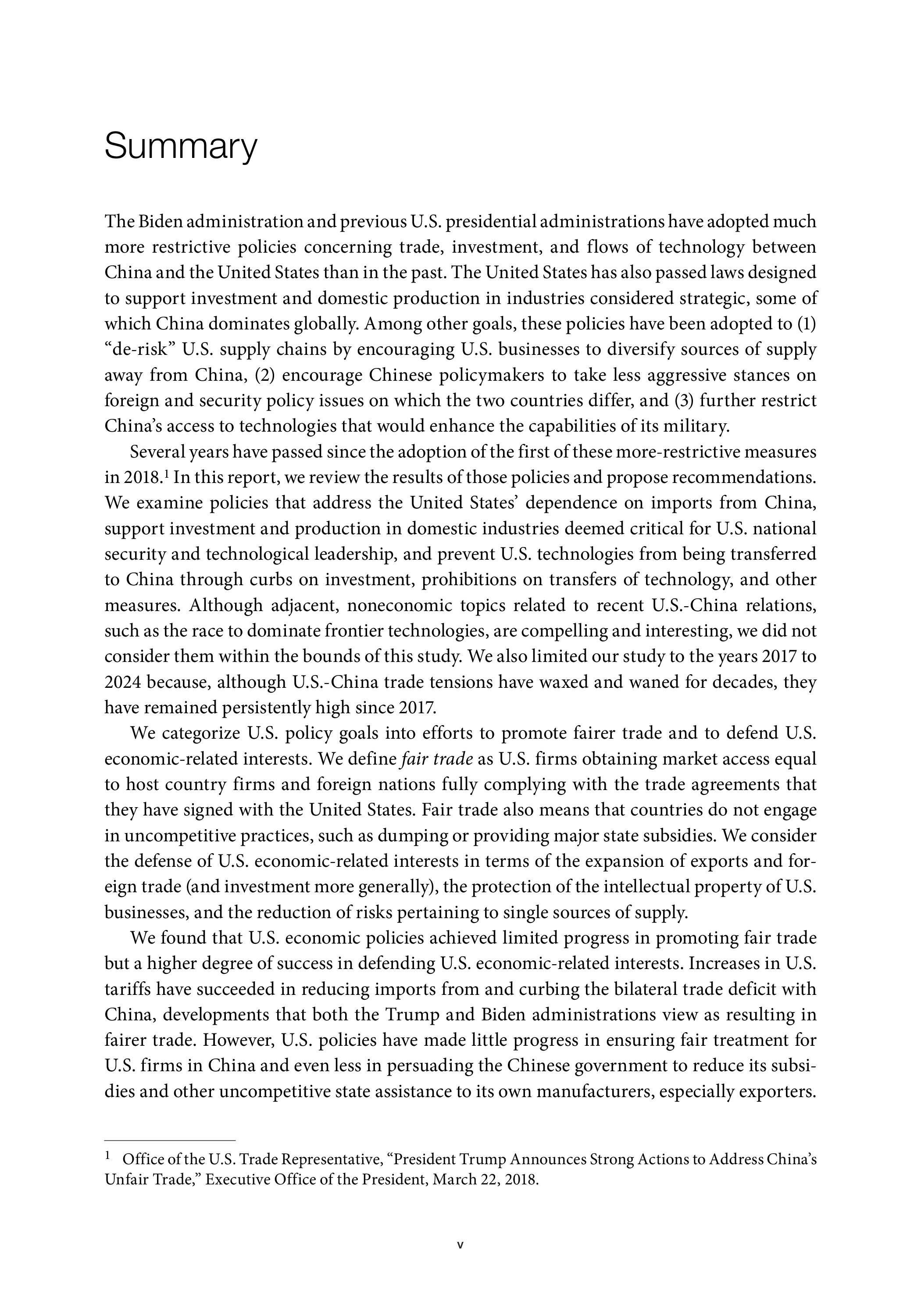 兰德公司2017-2024年美国对华经济政策的有效性研究报告英文版116页